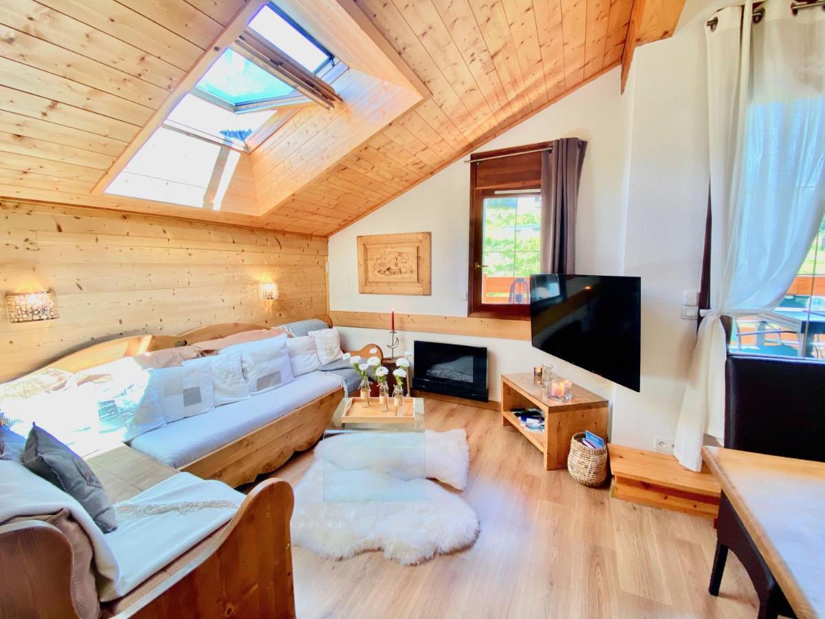 Appt 3Ch, Au Pied Des Pistes A La Deco Soignee Apartment Flumet Ngoại thất bức ảnh